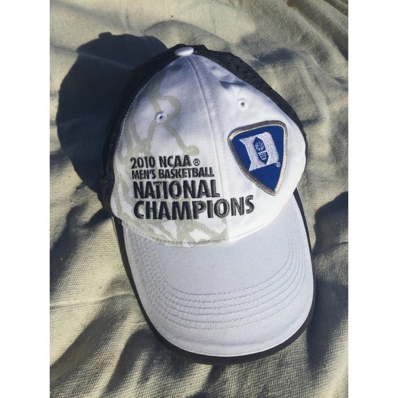 2010 NCAA Duke Nike hat one size black mesh white final four Indianapolis cap - Picture 1 of 12